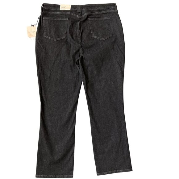 NYDJ NEW Sheri Slim Curve Shaper Womens 18 Jeans Black Denim Stretch Capsule - Picture 2 of 14